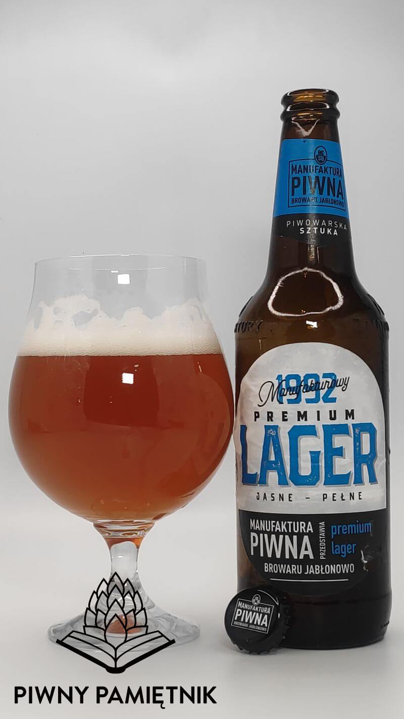 1992 Premium Lager z Manufaktury Piwnej Browaru Jabłonowo