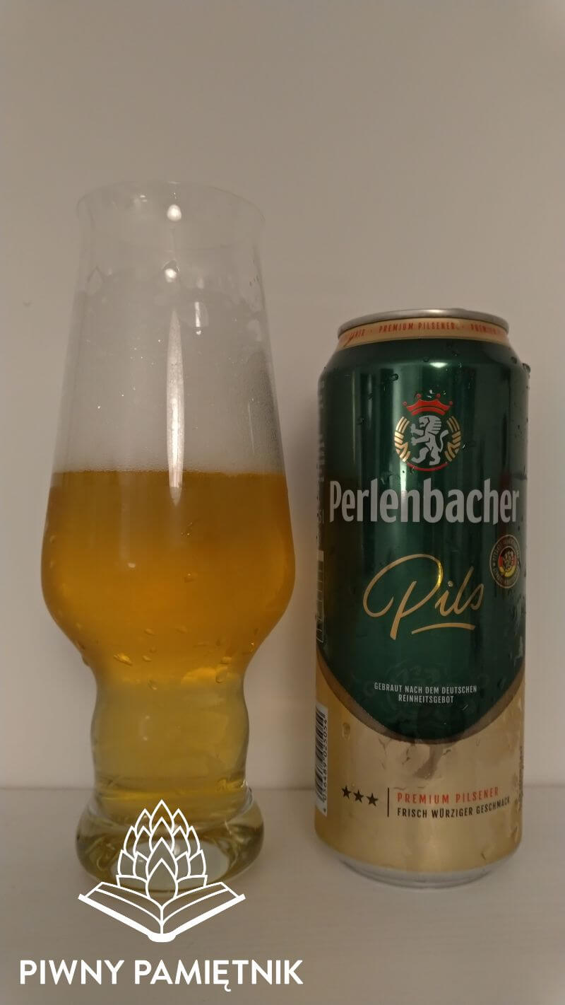Perlenbacher Premium Pils z Browaru Frankfurter Brauhaus GmbH (Frankfurt nad Odrą w Brandenburgii – Niemcy)