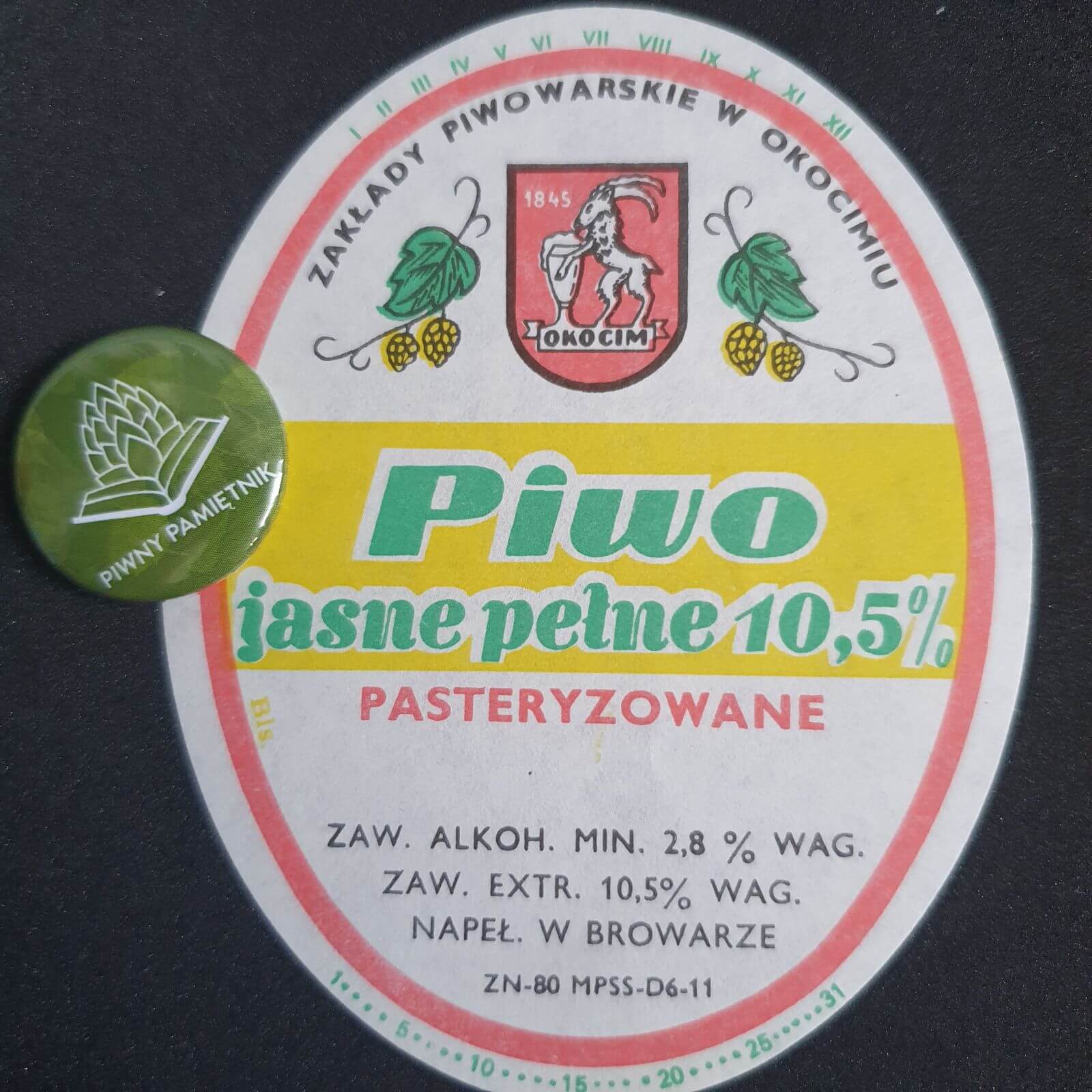 Zabytkowe Etykiety Polskich Piw #0021: Browar Okocim #008