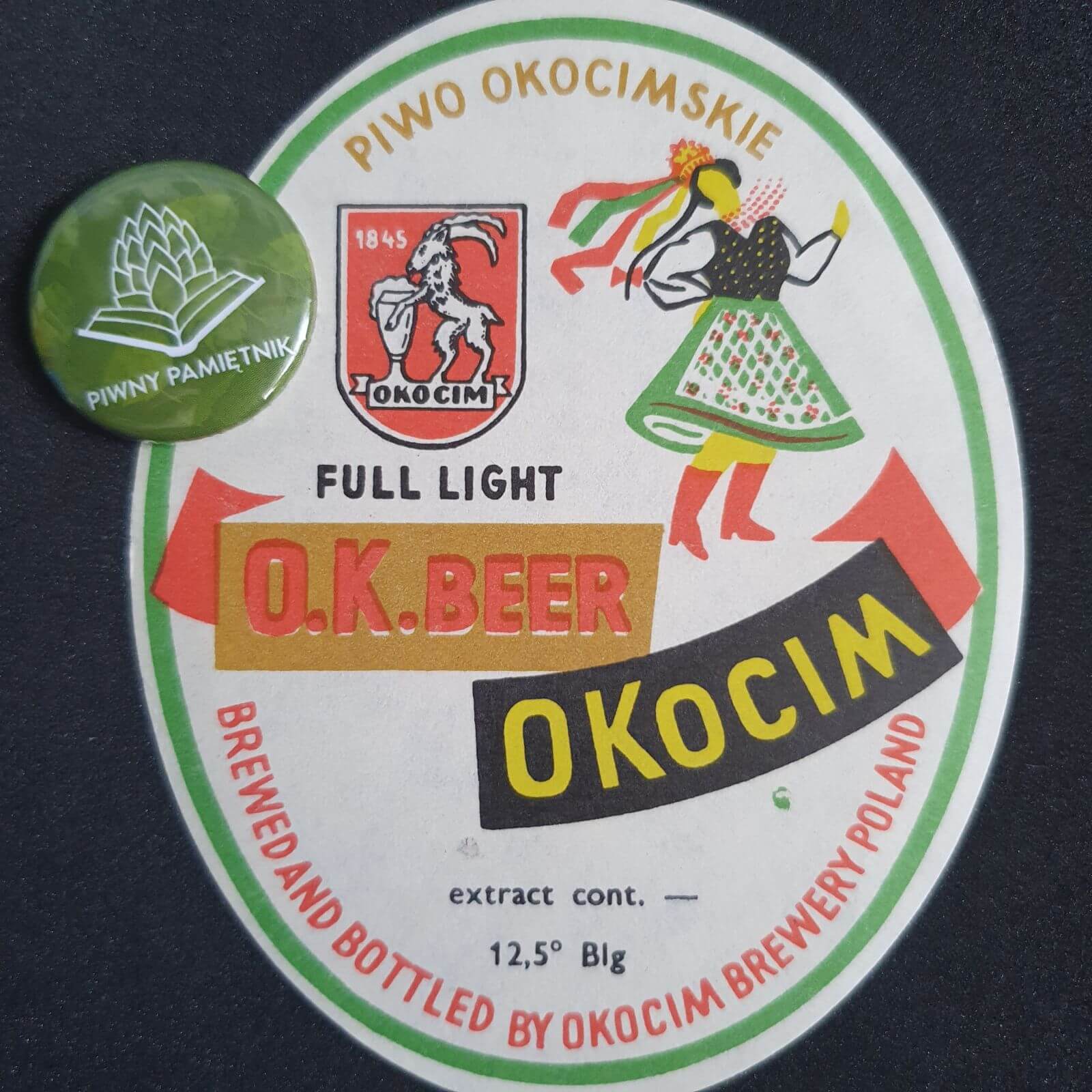 Zabytkowe Etykiety Polskich Piw #0029: Browar Okocim #016