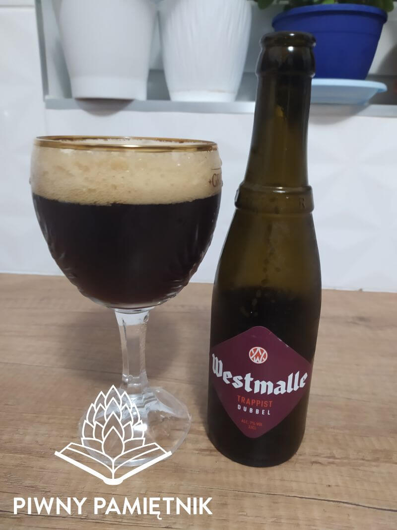 Westmalle Dubbel z Browaru Brouwerij der Trappisten van Westmalle (Malle – Belgia)