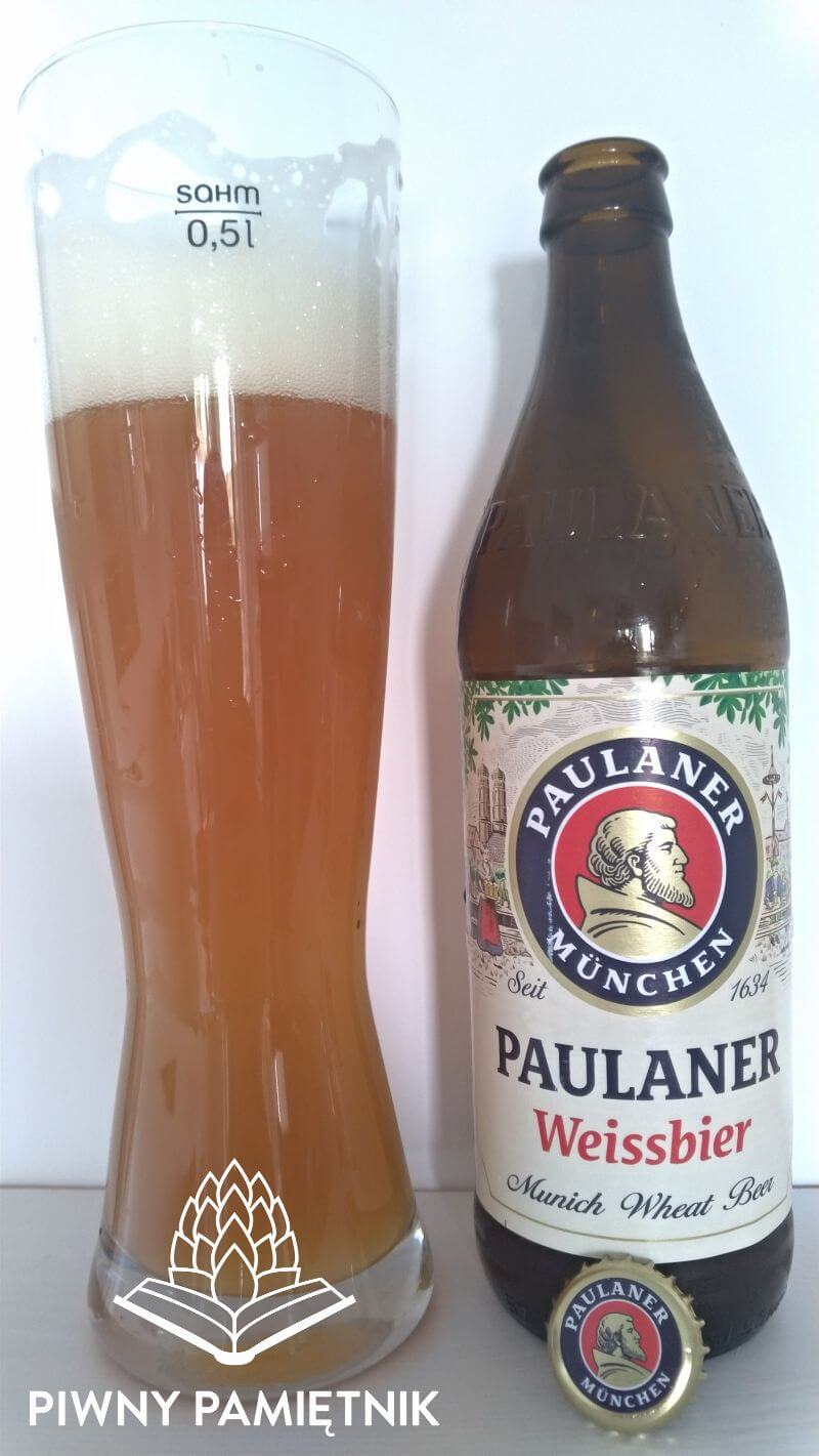 Paulaner Weissbier z Browaru Paulaner Brauerei [Paulaner Brauerei Gruppe GmbH & Co. KGaA] (Monachium – Niemcy)