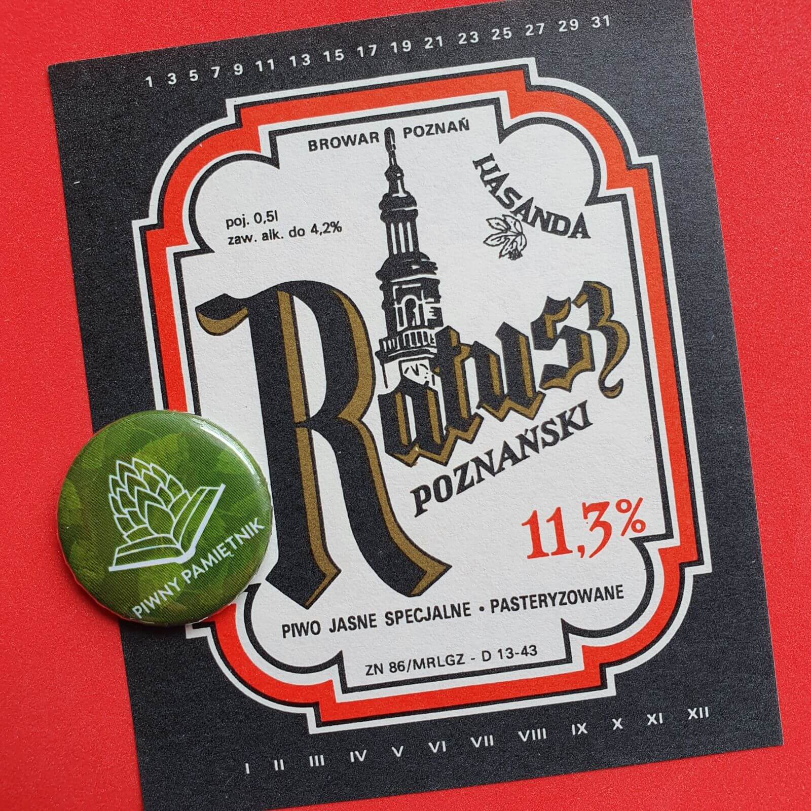 Zabytkowe Etykiety Polskich Piw #0067: Browar Poznań #002
