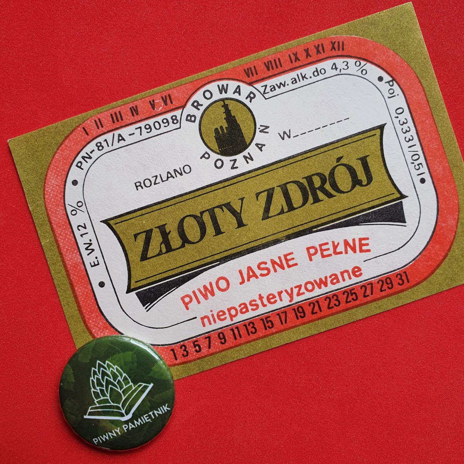 Zabytkowe Etykiety Polskich Piw #0071: Browar Poznań #006