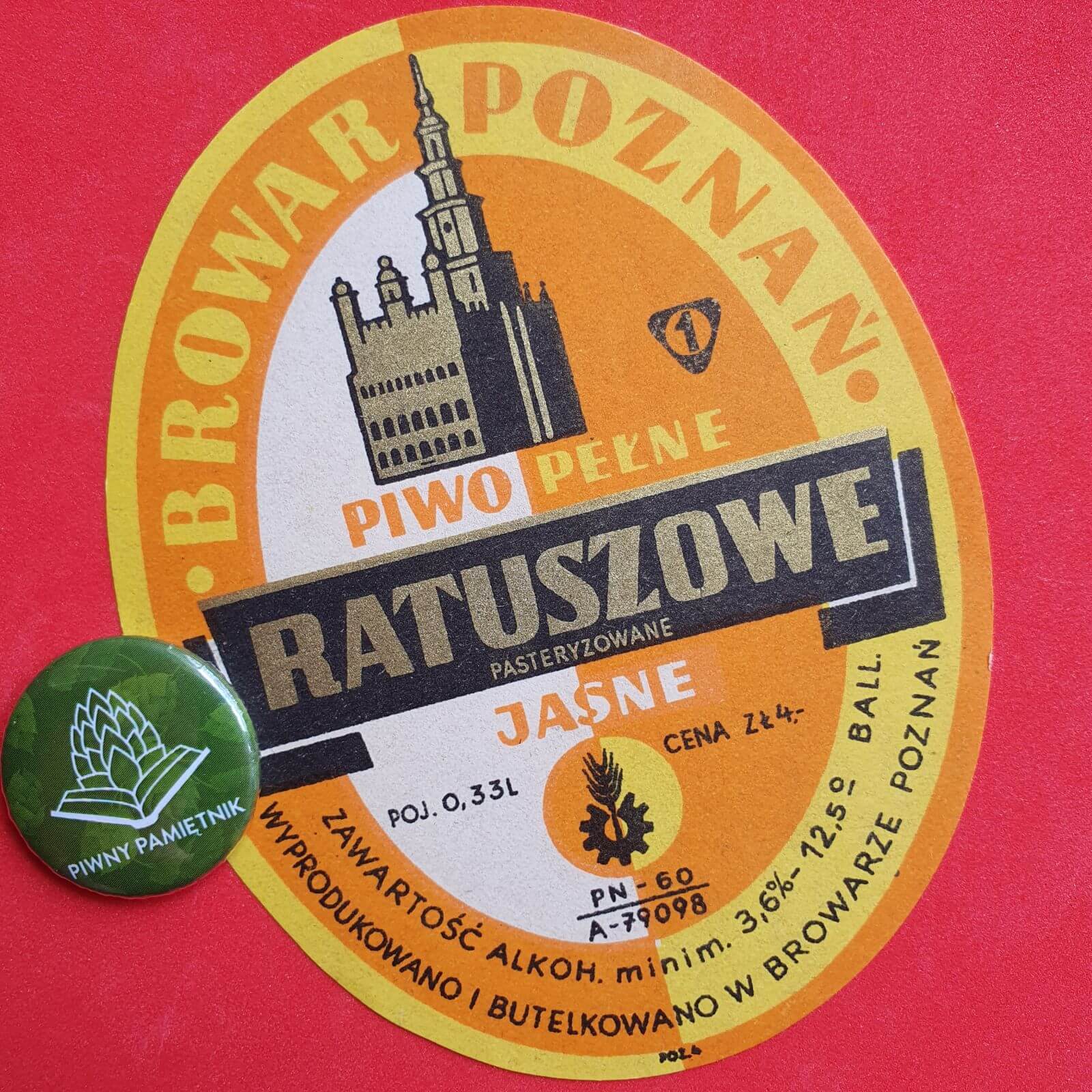 Zabytkowe Etykiety Polskich Piw #0079: Browar Poznań #014