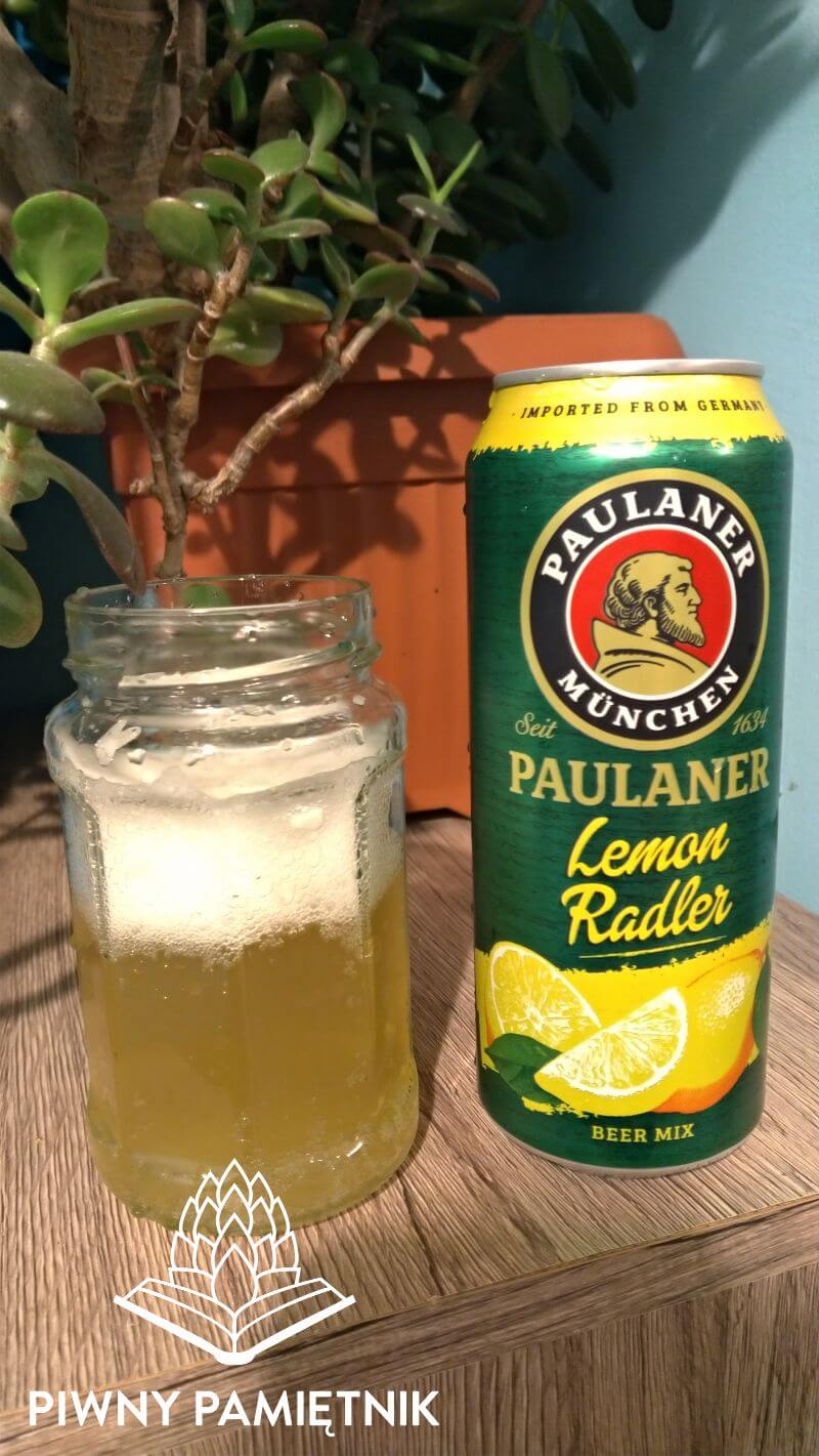 Lemon Radler z Browaru Paulaner Brauerei [Paulaner Brauerei Gruppe GmbH & Co. KGaA] (Monachium – Niemcy)