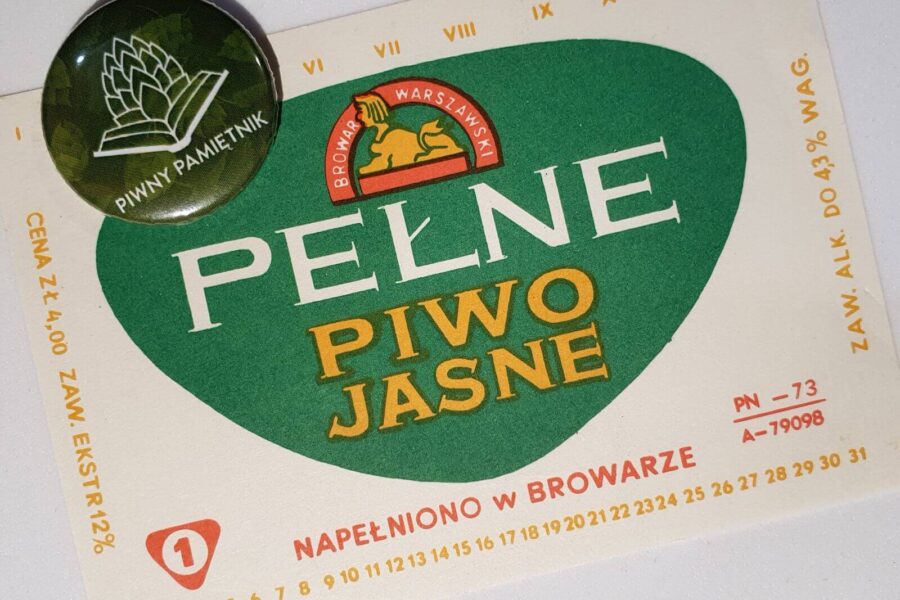 Zabytkowe Etykiety Polskich Piw #0083: Browar Warszawski #004
