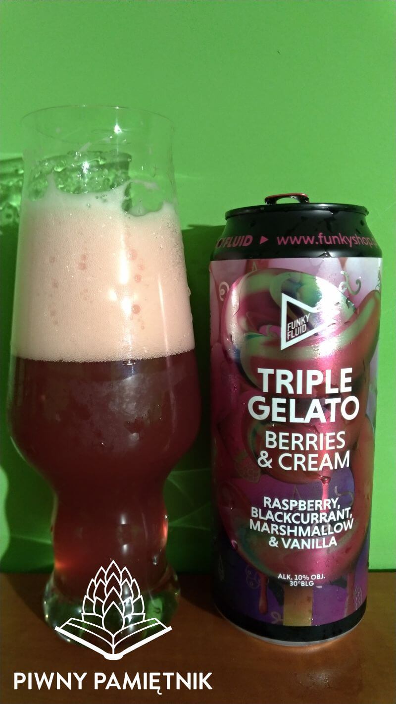 Triple Gelato: Berries & Cream z Browaru Funky Fluid