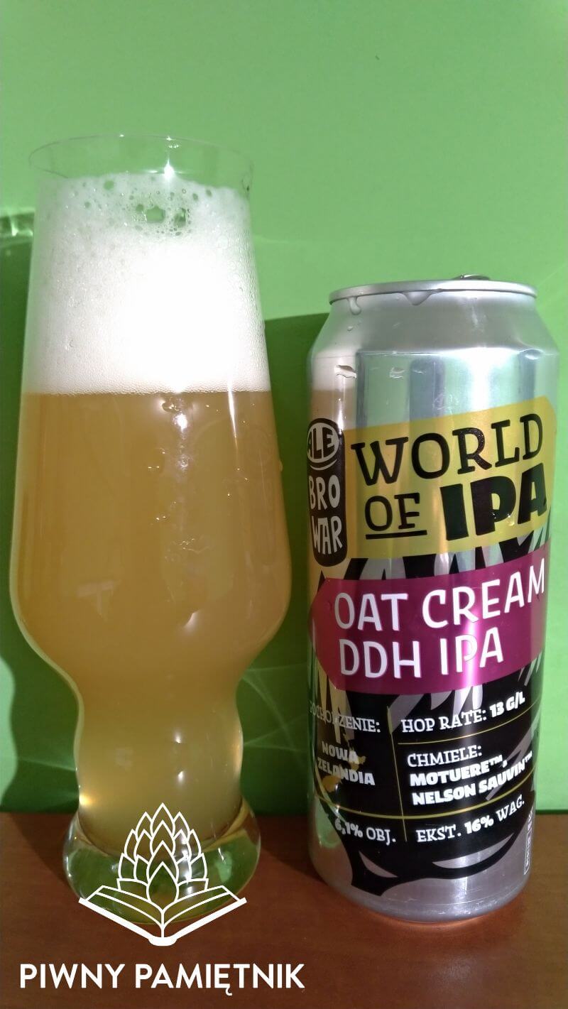 World of IPA: Oat Cream DDH IPA z Browaru AleBrowar