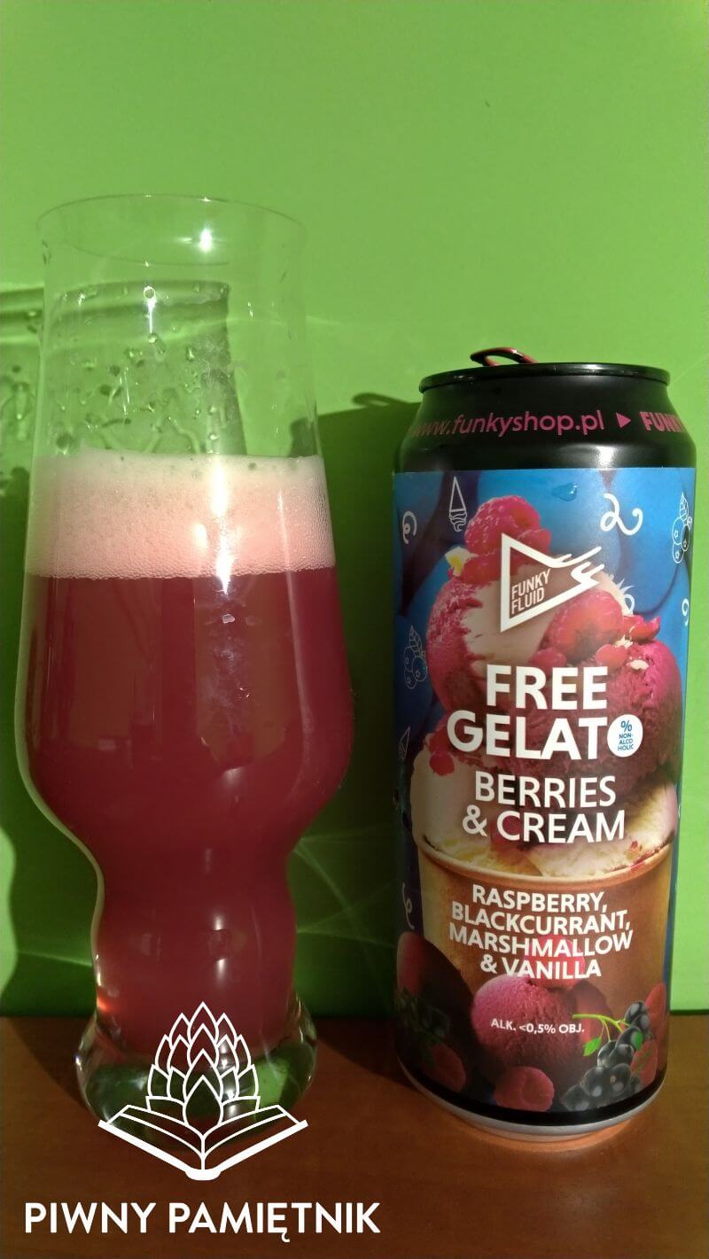 Free Gelato: Berries & Cream z Browaru Funky Fluid