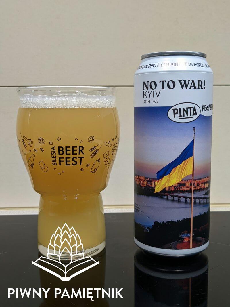 No to War! Kyiv z kooperacji Browaru Pinta i Browaru Rebrew [Reformation Brewery] (Browary – Ukraina)