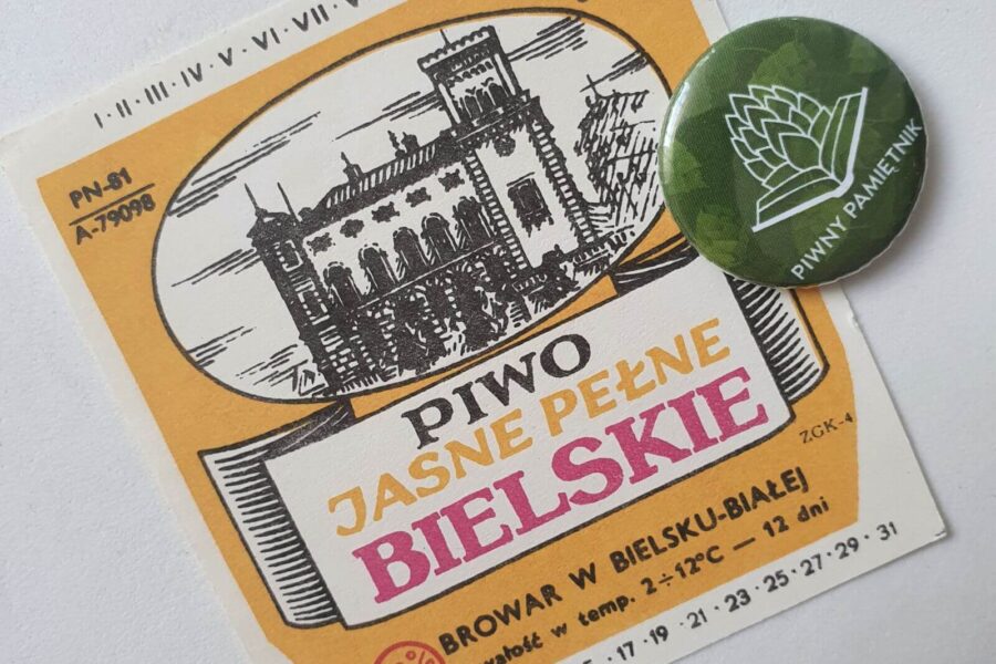 Zabytkowe Etykiety Polskich Piw #0090: Browar Bielkso-Biała #001