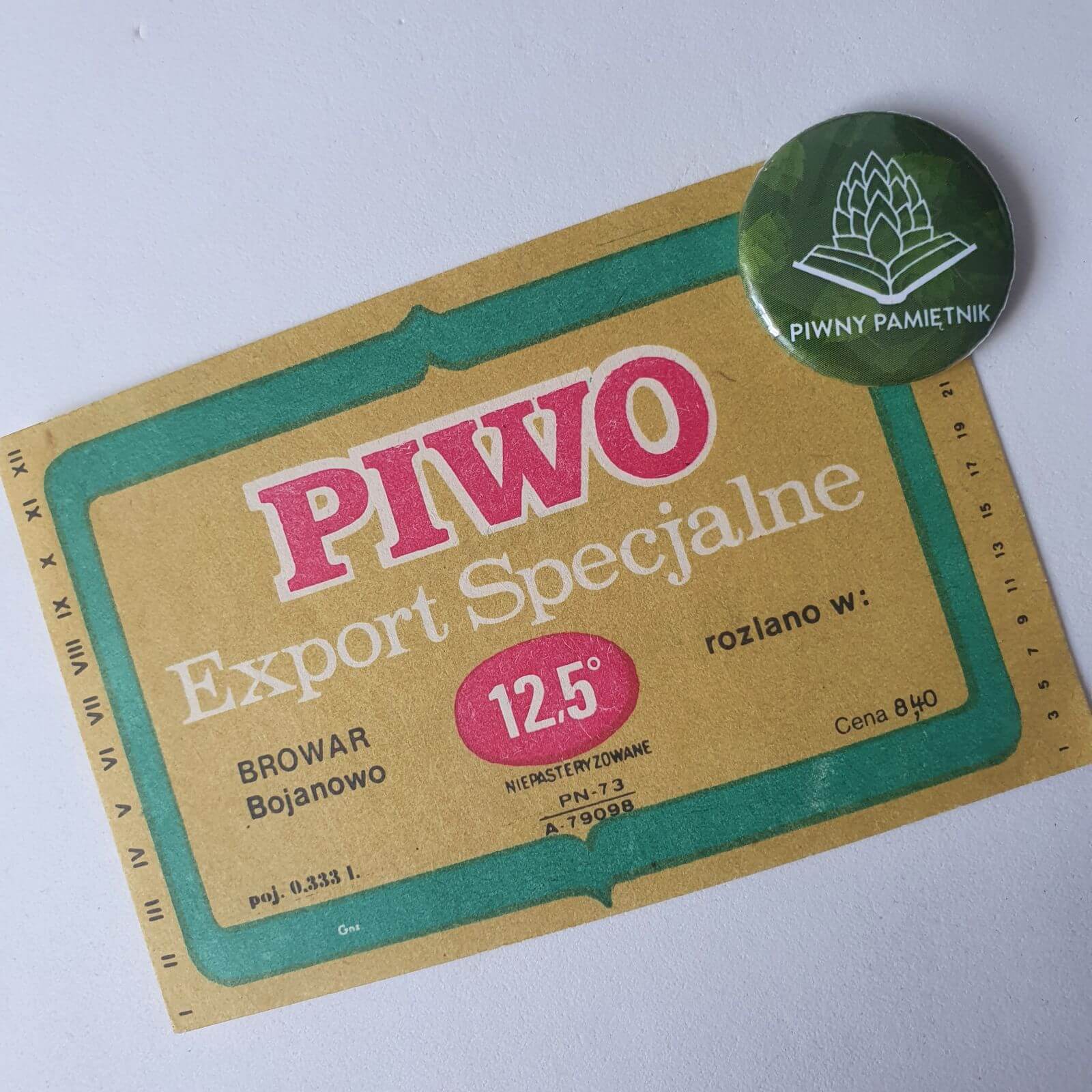 Zabytkowe Etykiety Polskich Piw #0097: Browar Bojanowo #005