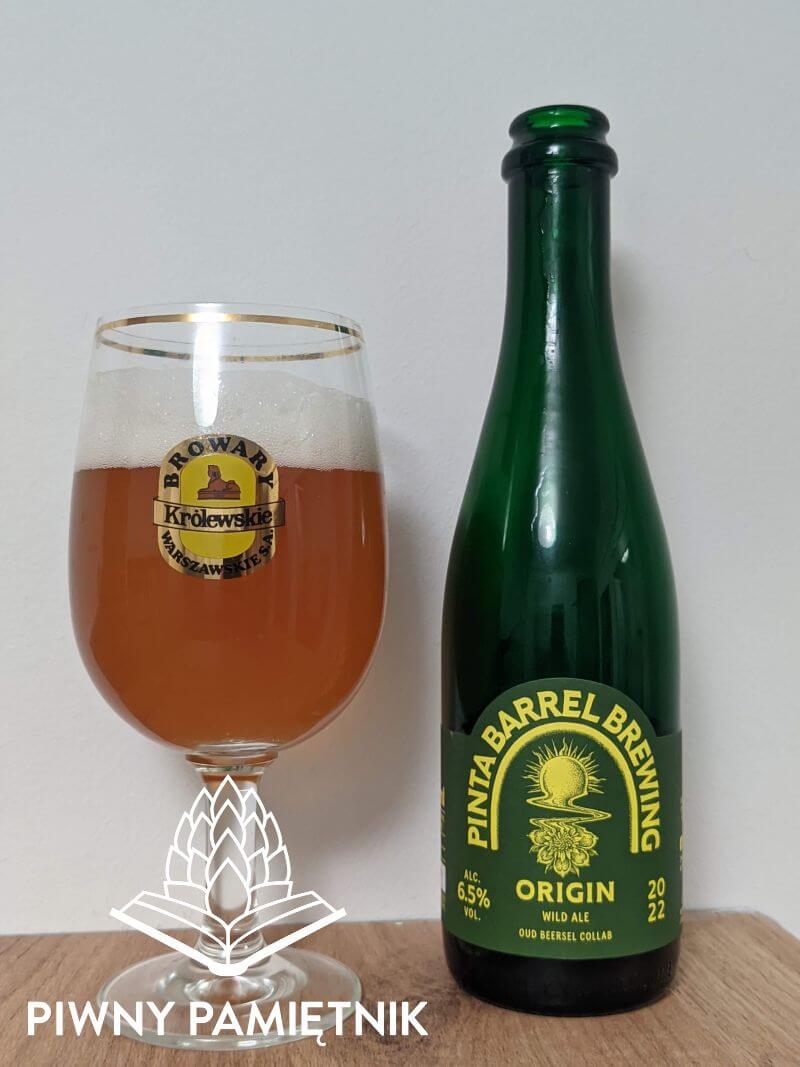 Origin z kooperacji Browaru Pinta Barrel Brewing i Browaru Oud Berrsel (Beersel – Belgia)