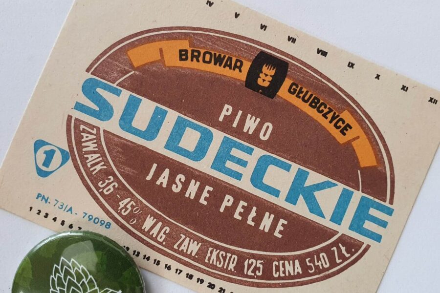 Zabytkowe Etykiety Polskich Piw #0100: Browar Głubczyce #001