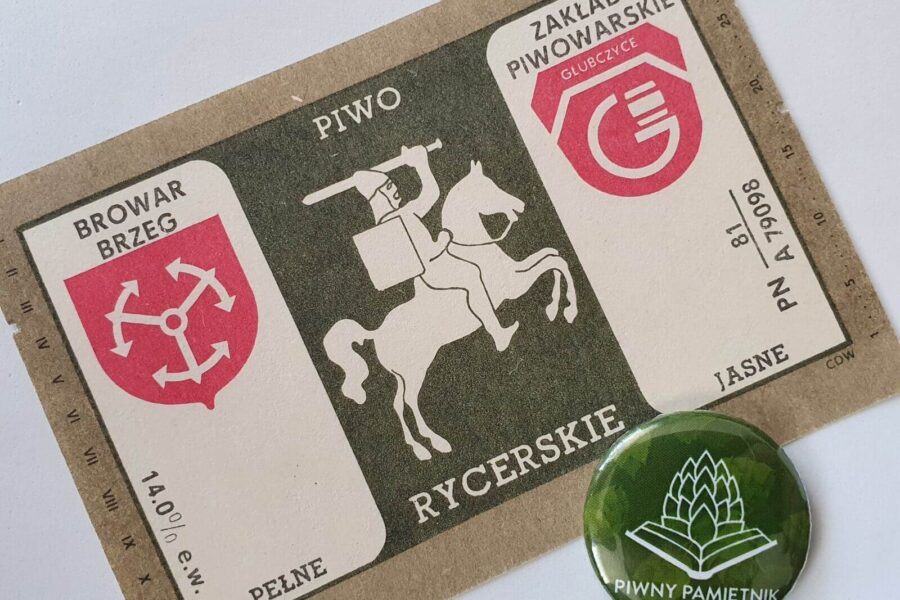 Zabytkowe Etykiety Polskich Piw #0105: Browar Brzeg #005