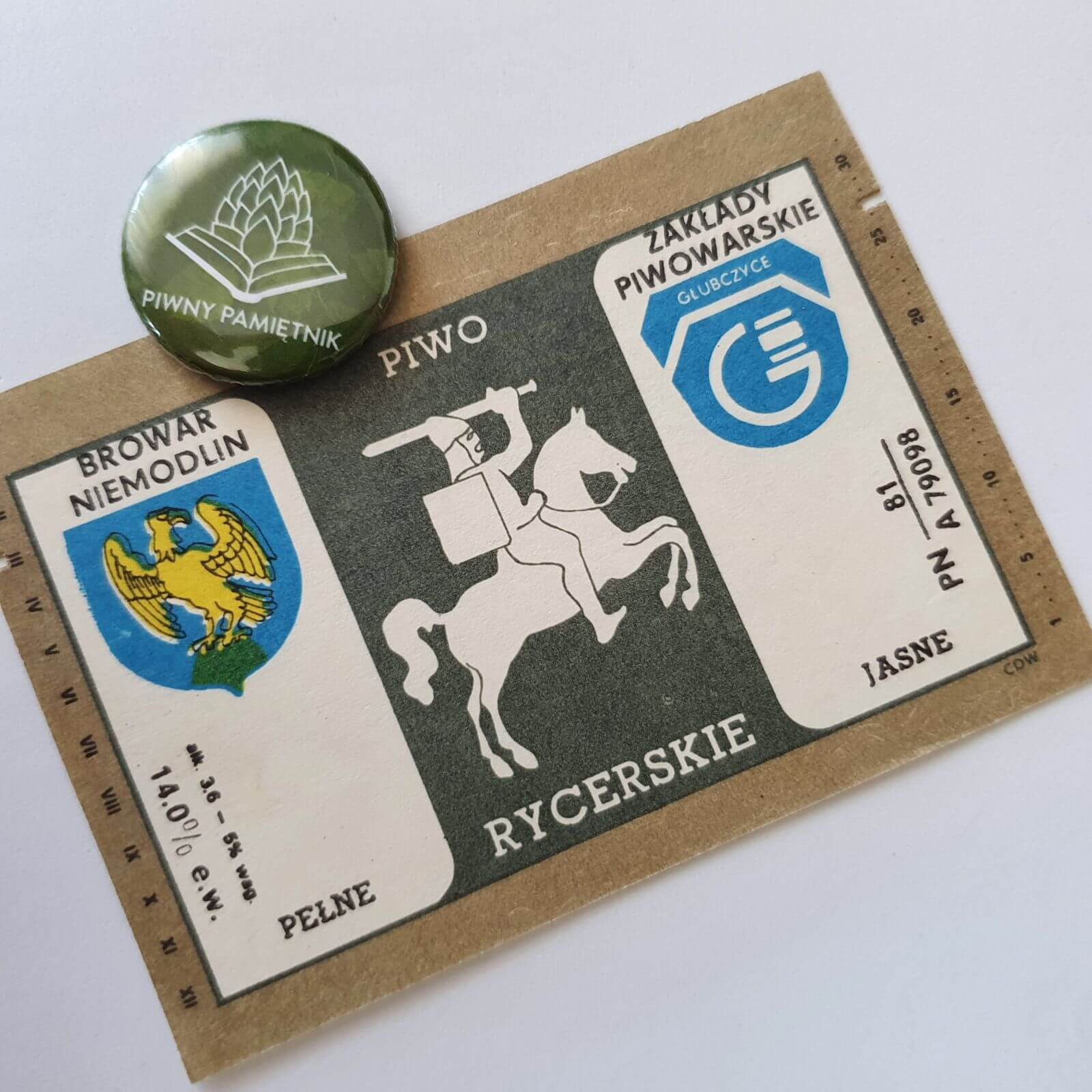 Zabytkowe Etykiety Polskich Piw #0108: Browar Niemodlin #002