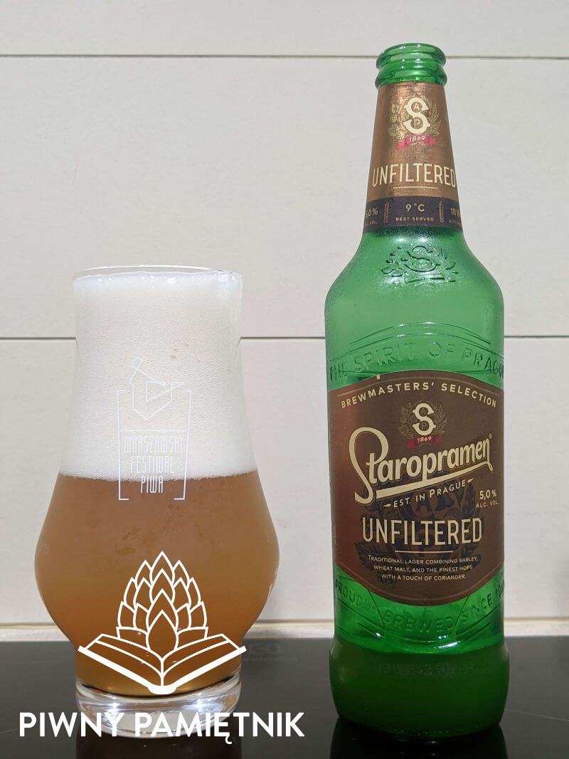 Staropramen Unfiltered z Browaru Pivovary Staropramen [Staropramen Breweries – Molson Coors] (Praga – Czechy)
