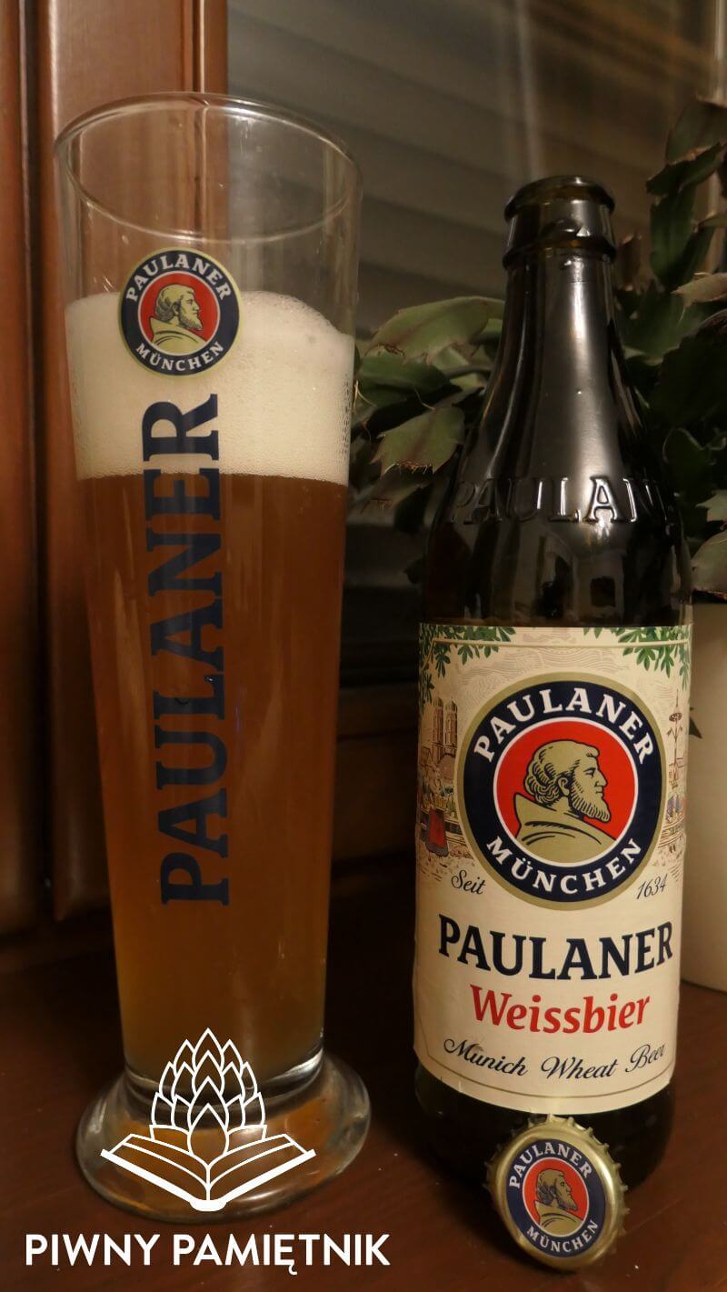Paulaner Weissbier z Browaru Paulaner Brauerei [Paulaner Brauerei Gruppe GmbH & Co. KGaA] (Monachium – Niemcy)