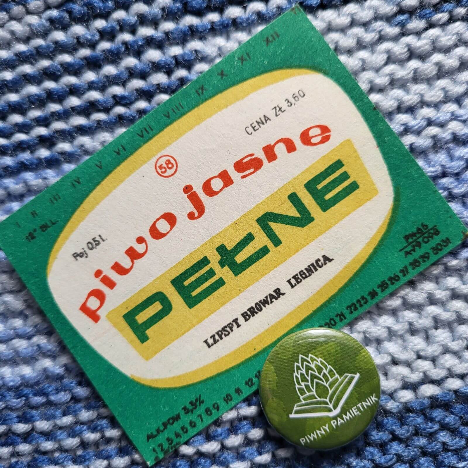 Zabytkowe Etykiety Polskich Piw #0152 Browar Legnica #001