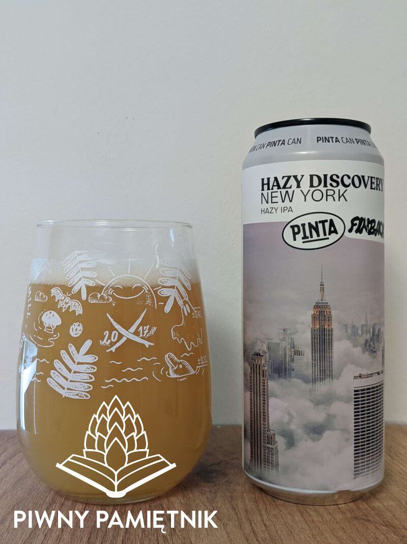 Hazy Discovery New York z kooperacji Browaru Pinta i Browaru Finback Brewery (New York – New York – USA)