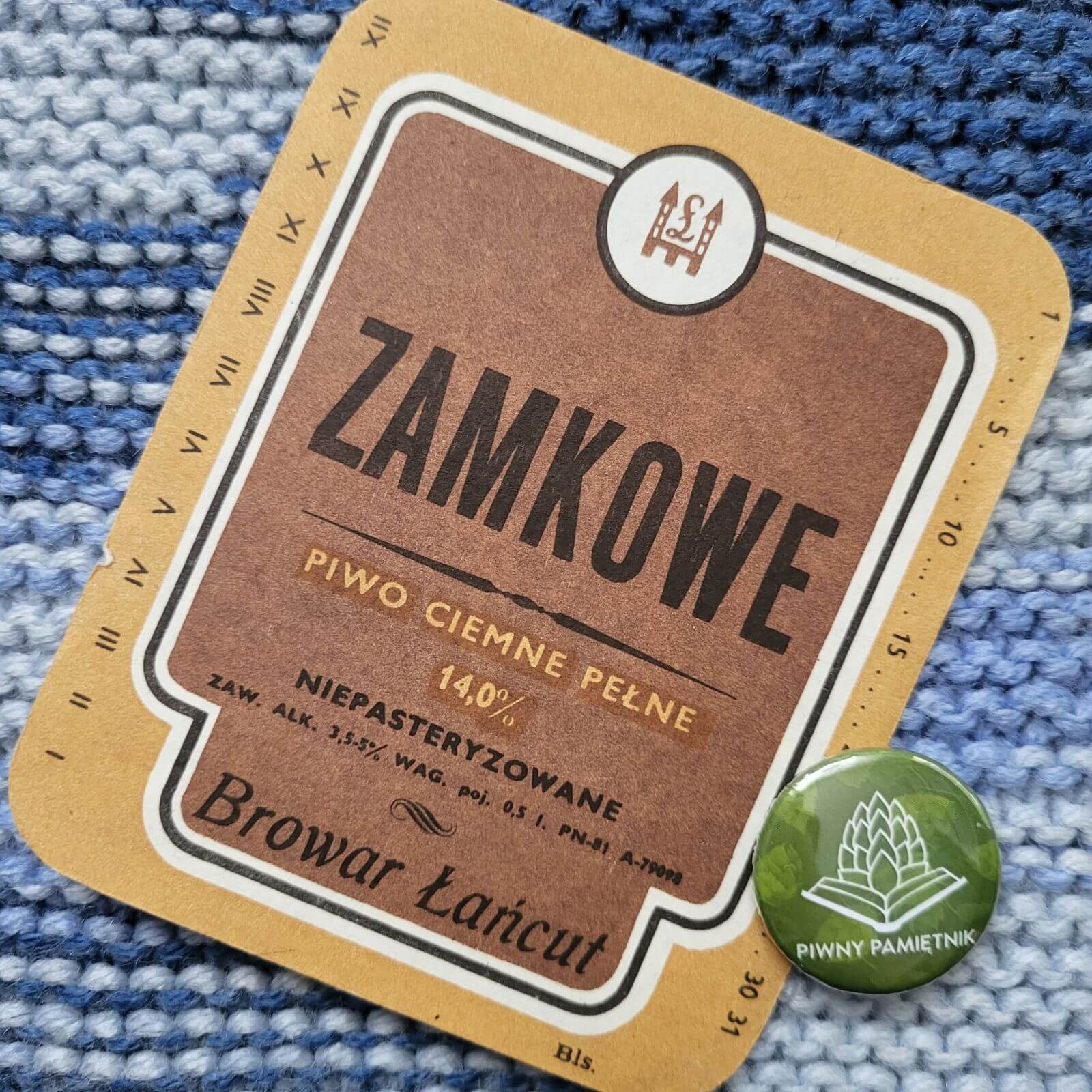 Zabytkowe Etykiety Polskich Piw #0177 Browar Łańcut #002