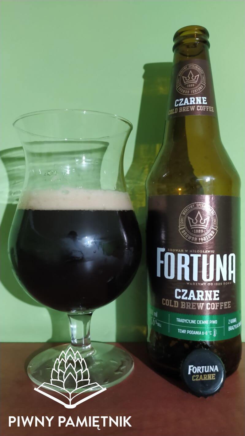 Fortuna Czarne Cold Brew Coffee z Browaru Fortuna