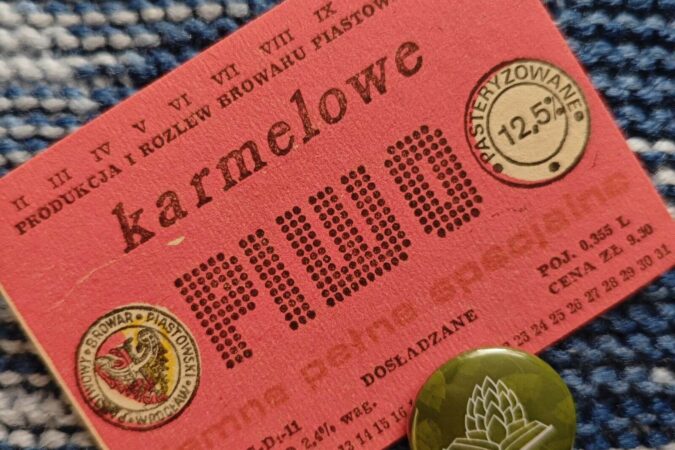 Zabytkowe Etykiety Polskich Piw #0293 Browar Piastowski Wrocław #019